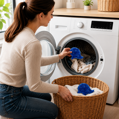 Laundry pet hair remover